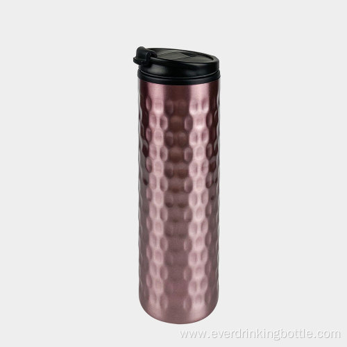 380ml Embossed Plastic Flip Lid Cup